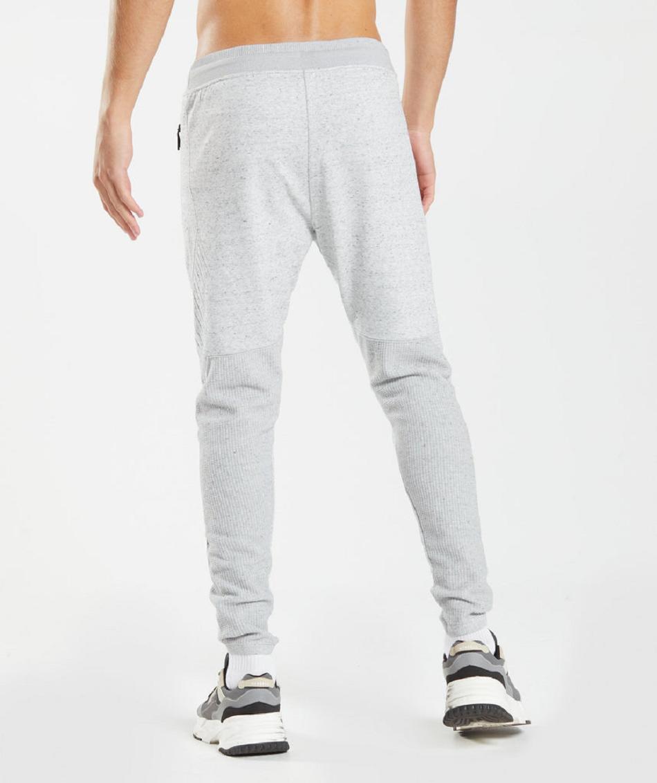 Pantalones Jogger Gymshark Retake Knit Hombre Gris Claro | CO 3739HAP